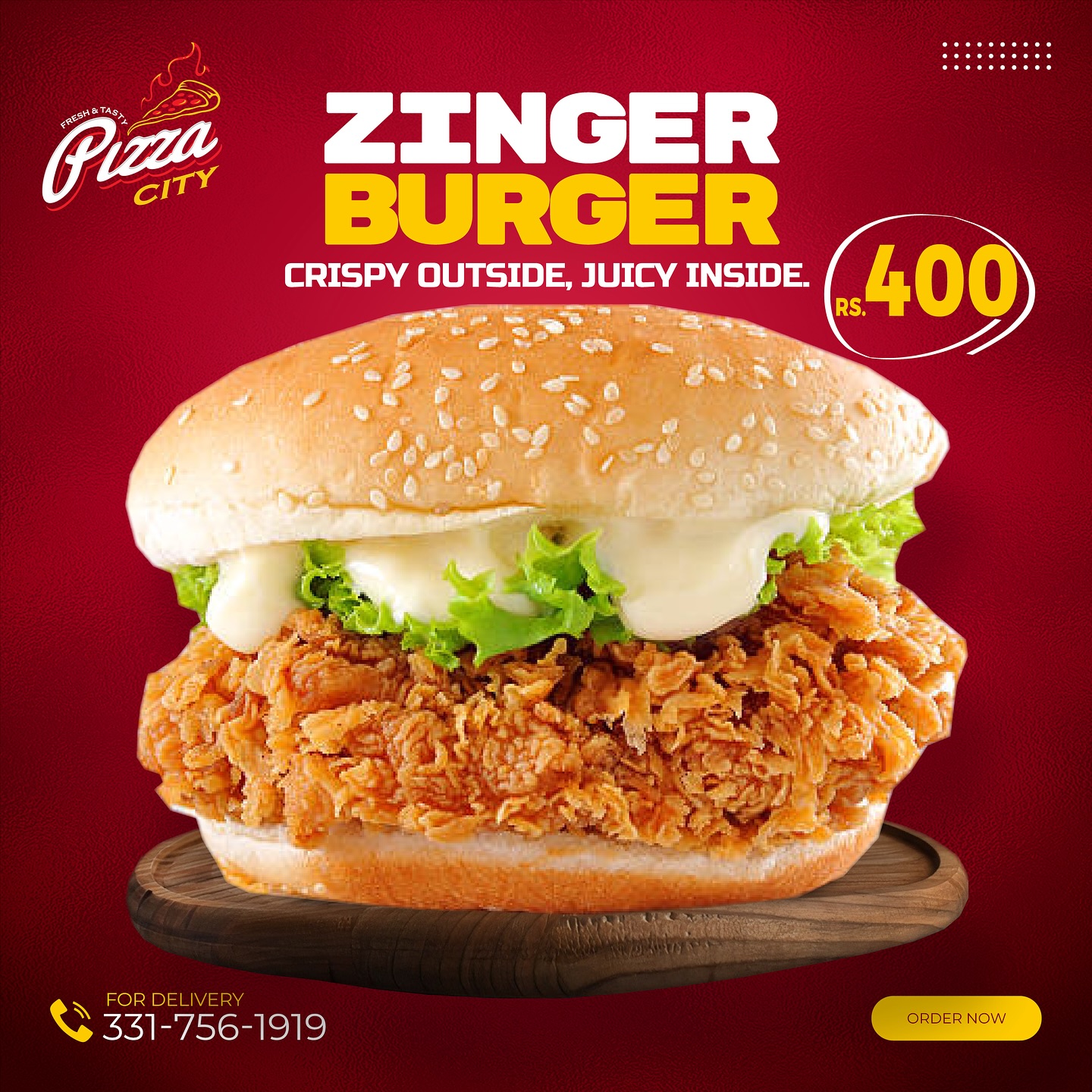 ZINGER BURGER