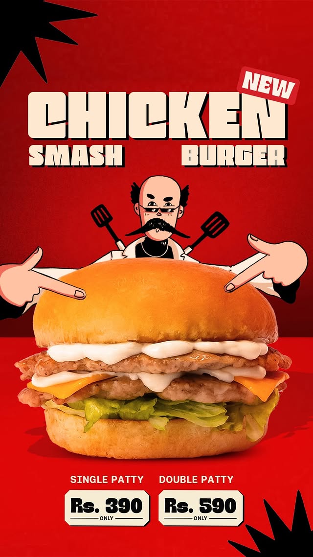 Chicken Smash Burger