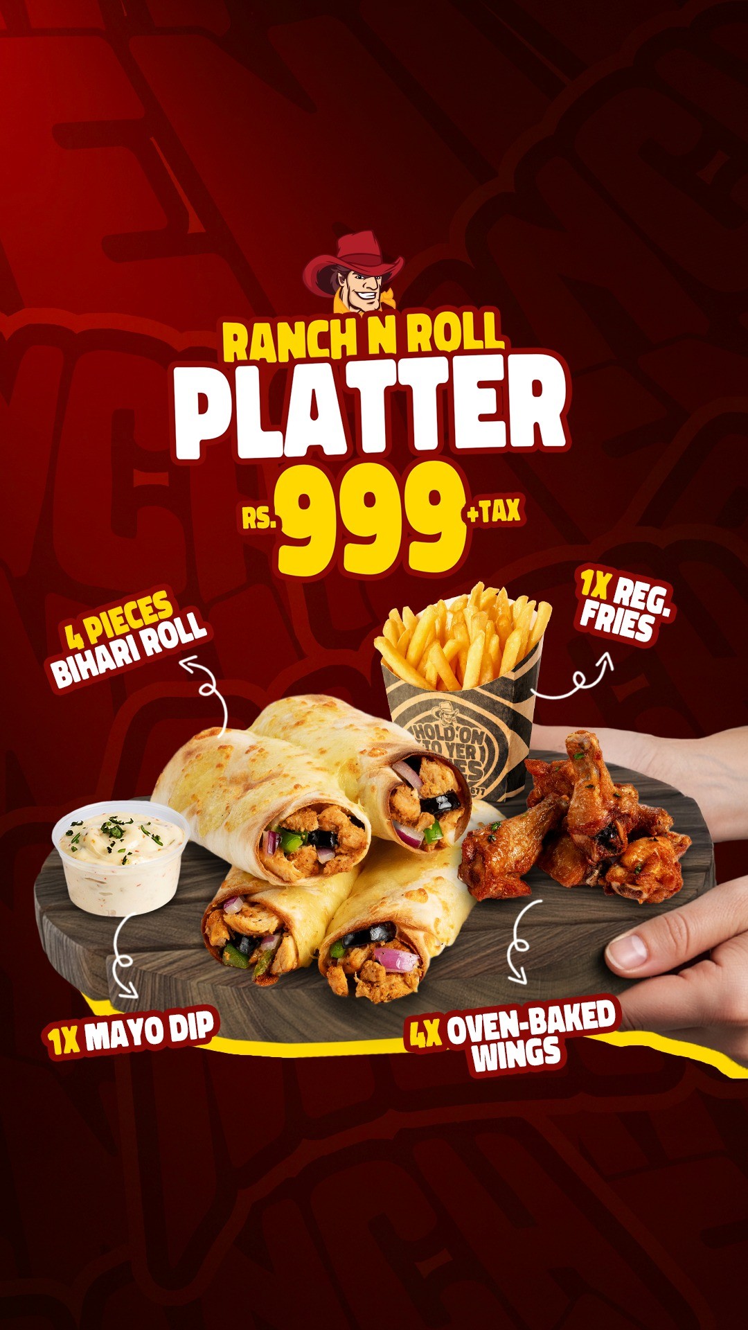 Ranch n Roll Platter