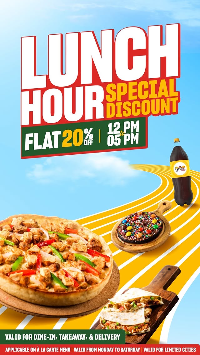 Lunch Hour Special Discount