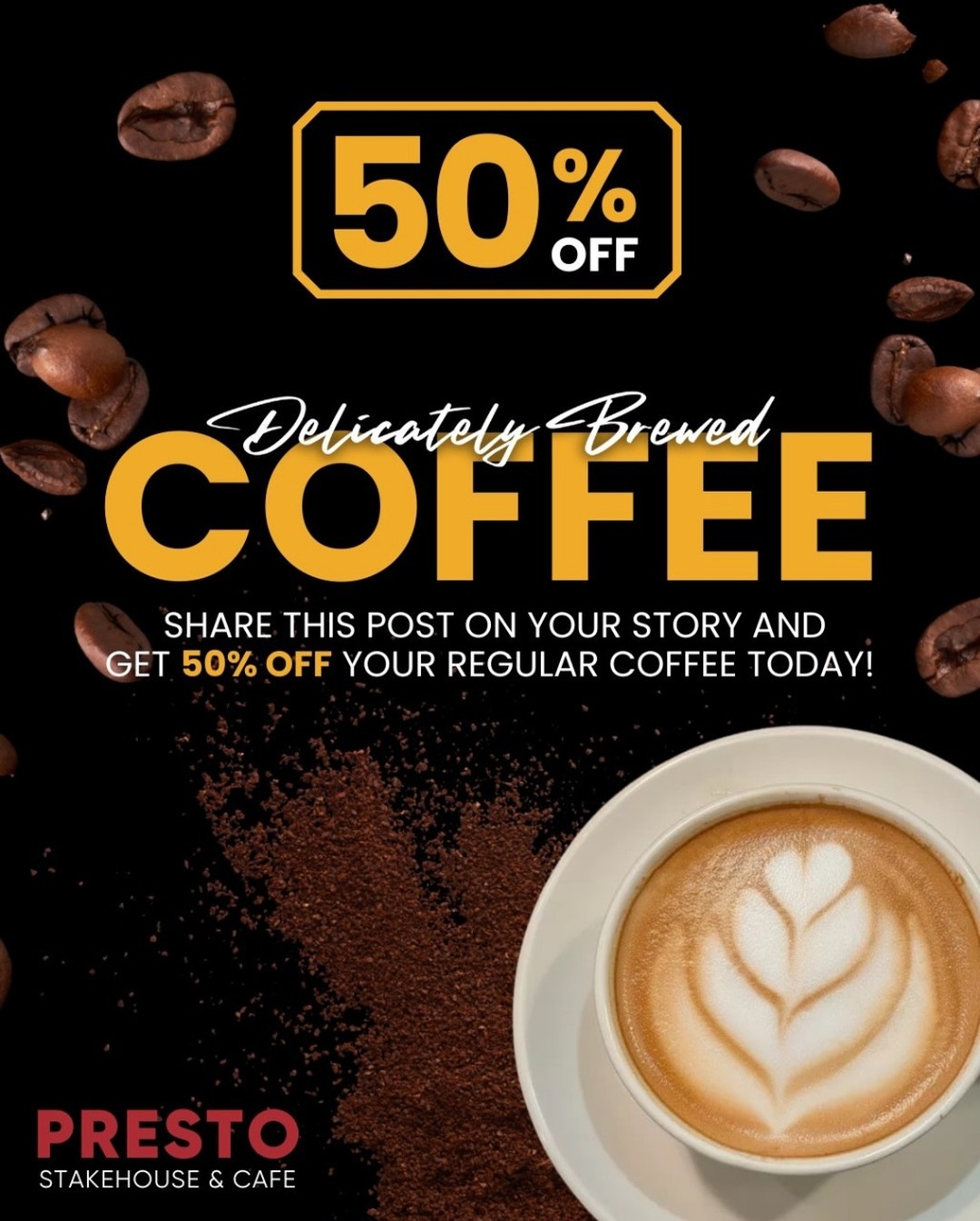 Delicately Brewed Coffee