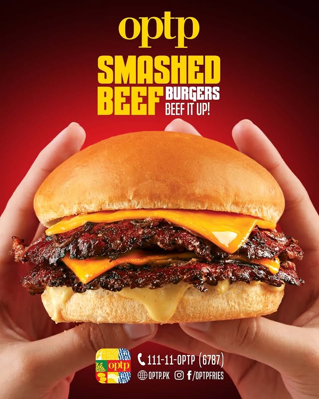 Beef It Up – OPTP Beef Smash Burger (Single & Double Options)