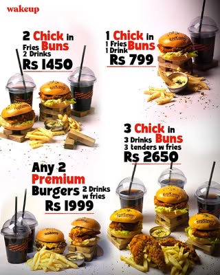 Cafe WakeUp Special Treat Deal – Starting From Rs. 799 (Islamabad)