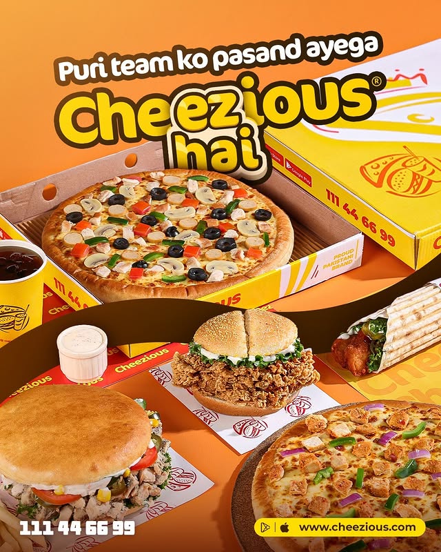 Cheezious Free Delivery Deal – Pizza, Burgers & Wraps Delivered Fresh