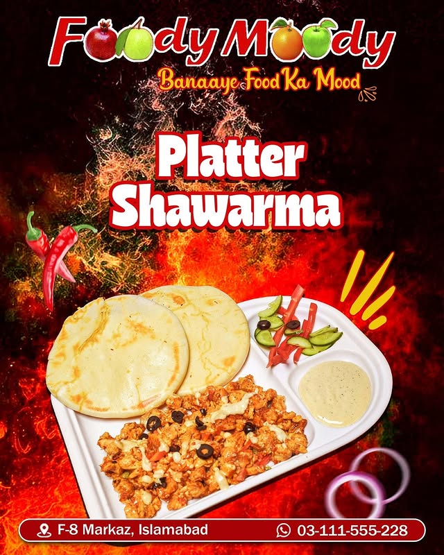 Platter Shawarma in Islamabad – Big Bites, Bold Taste at Bnaye Food ka Mood