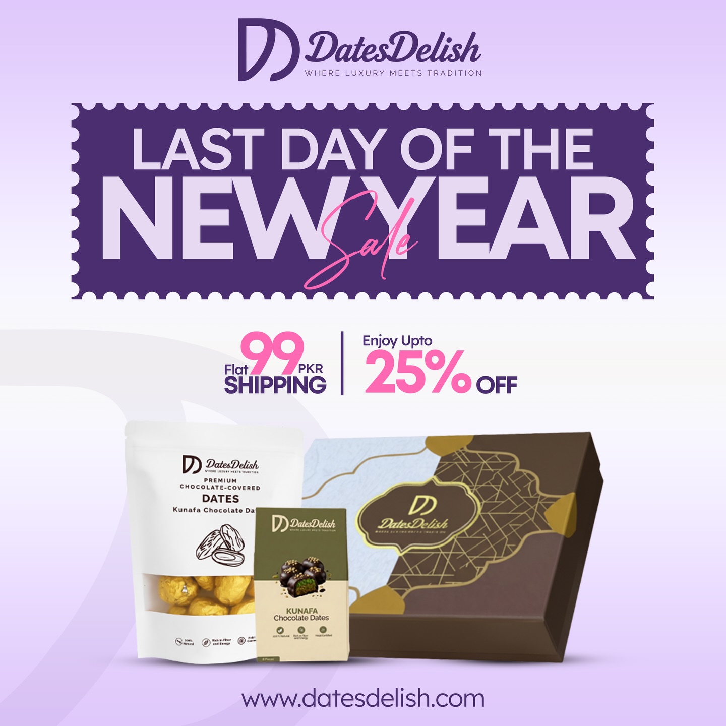 Last Day of New Year Sale – Flat 25% OFF on All Products + Rs. 99 Shipping ⏰🎉