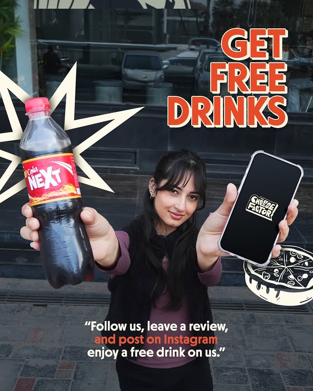 The Cheese Factor New Year Offer – Free Drink for Reviews & Instagram Posts 🥤✨