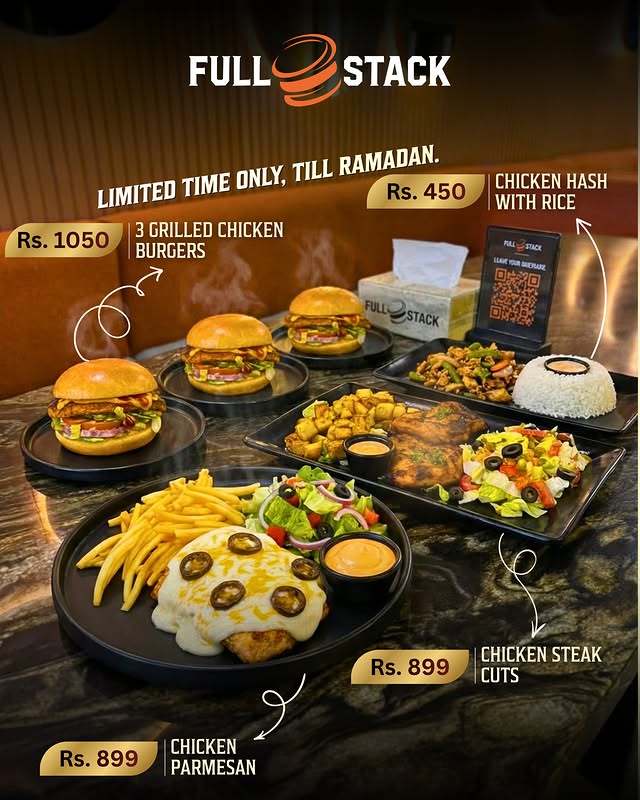 Before Ramadan Special Deals at Full Stack I-8 Islamabad | Starting from Rs. 450 ⏳🔥
